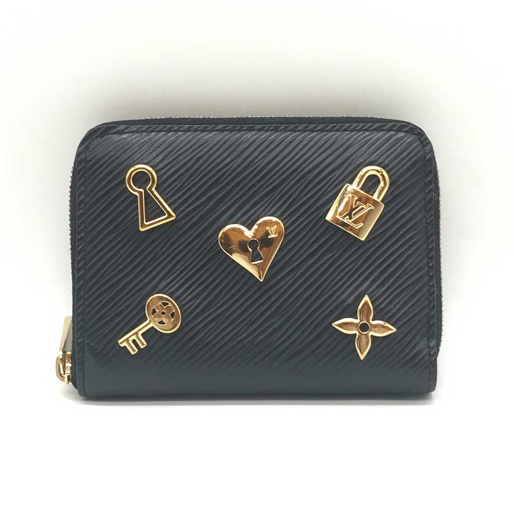 Louis Vuitton Epi Love Lock Coin Case Zippy Coin Purse M63993