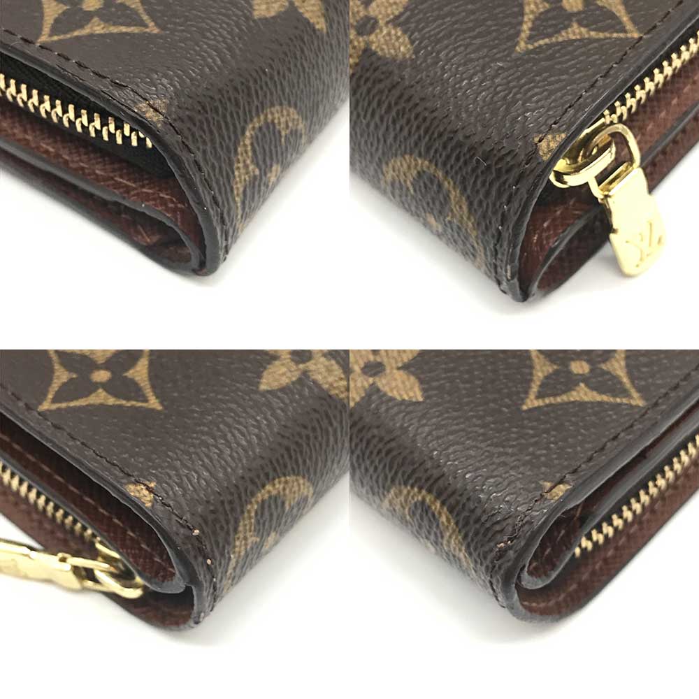 Louis Vuitton Monogram Compact Zip Mini Wallet M61667