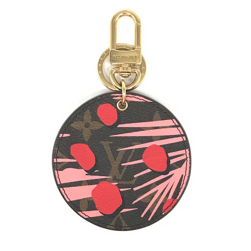 Louis Vuitton Monogram Canvas Jungle Dot Bag Charm Keychain in Great Condition