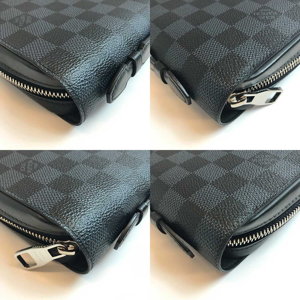 Louis Vuitton Damier Cobalt Zippy XL Wallet N41503 in Very Good Condition