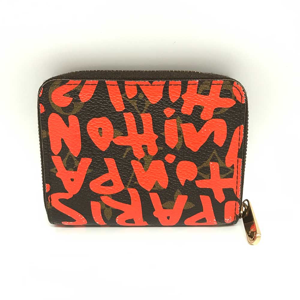 Louis Vuitton Monogram Graffiti Zippy Coin Purse in Very Good Condition