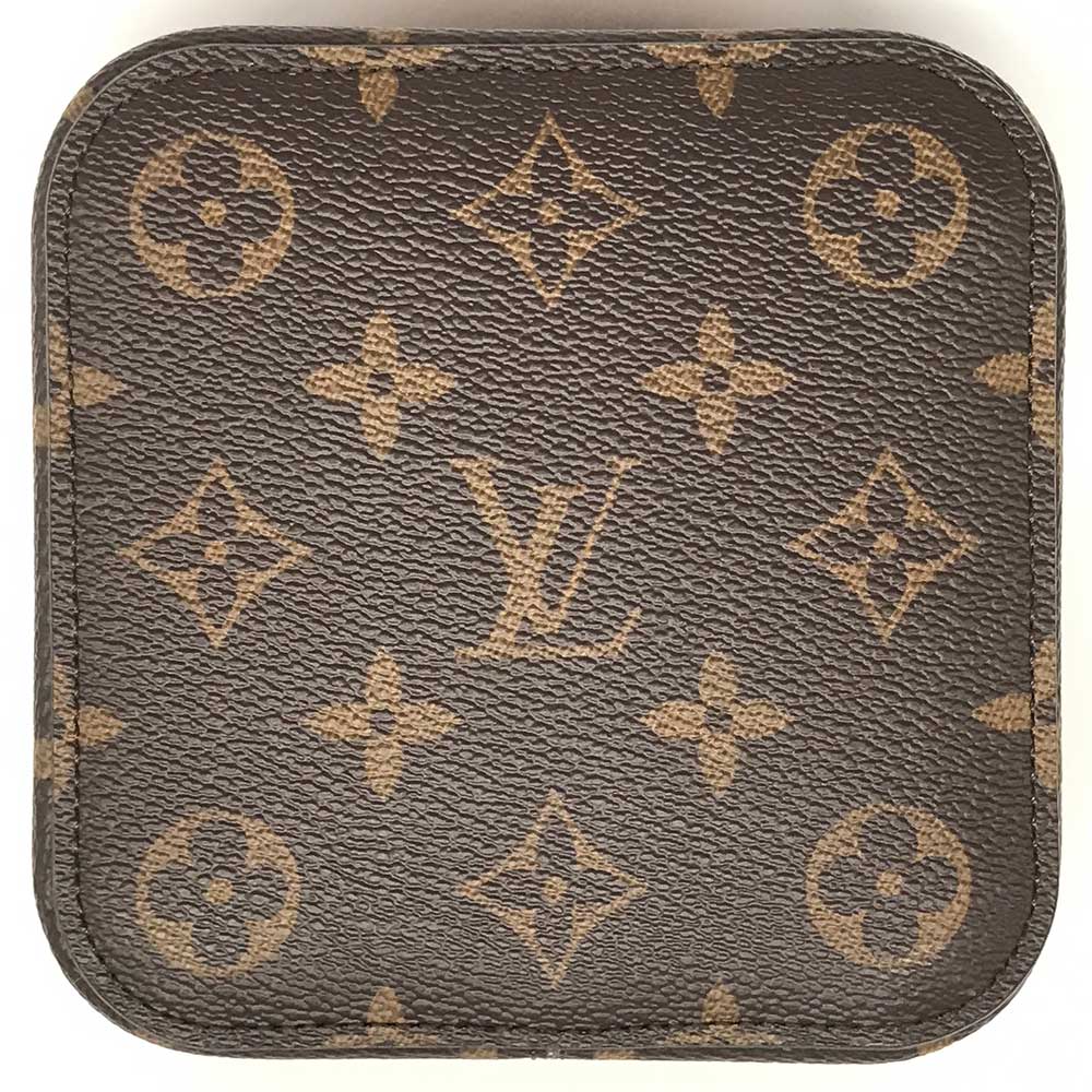 Louis Vuitton Monogram Boite Chapeau MM Jewelry Case Bordeaux in Great Condition