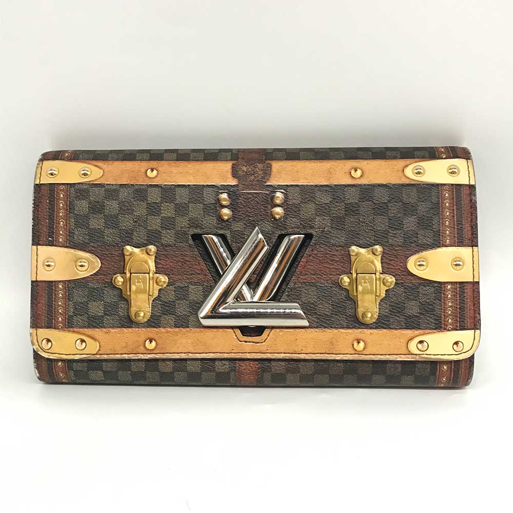 Louis Vuitton Damier Portefeuille Sarah Twist Wallet