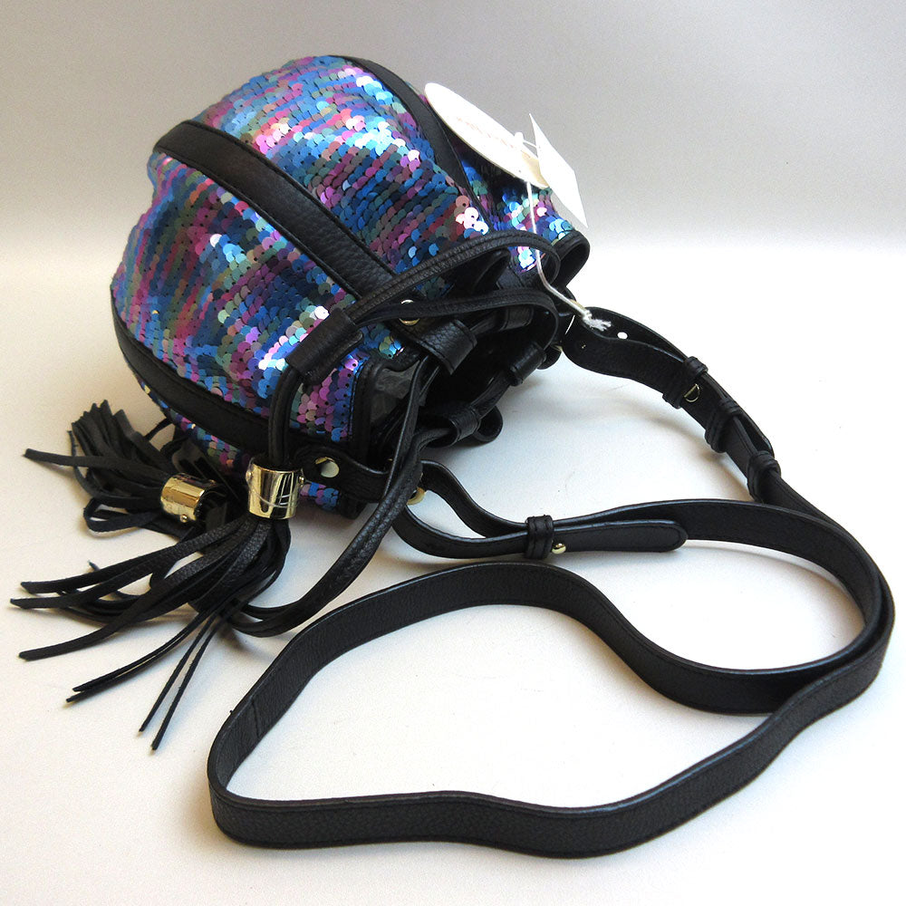 See by Chloe Vicky Evening Multicolor Sequin Leather Mini Shoulder Bag