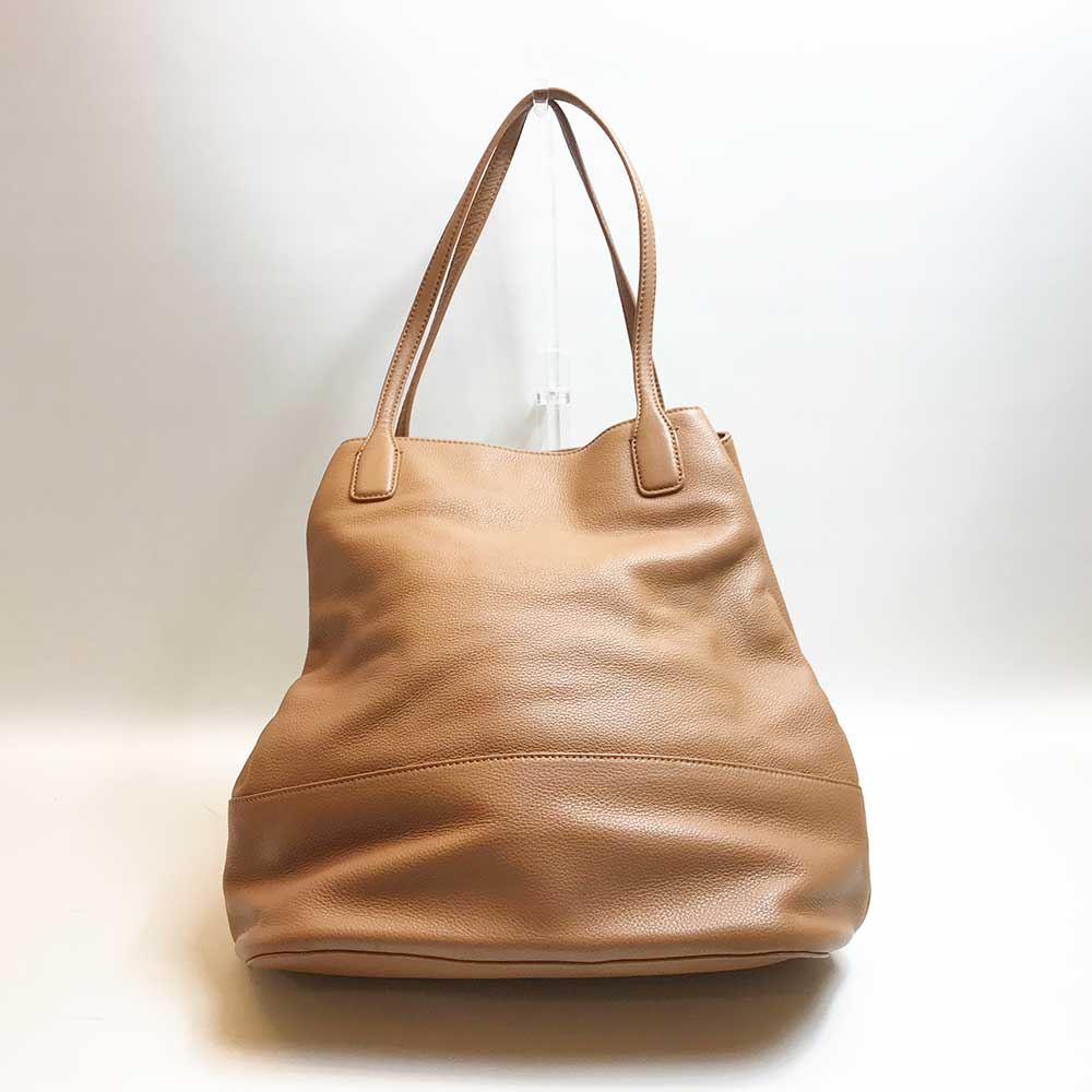 Tory Burch Leather Tote Bag Brown