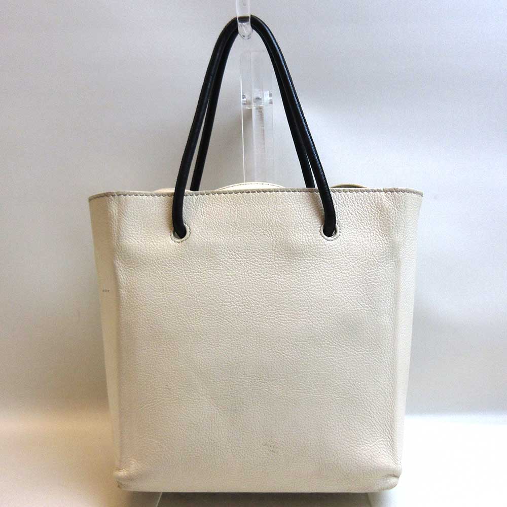 Balenciaga Leather Shopping Tote XXS White Handbag