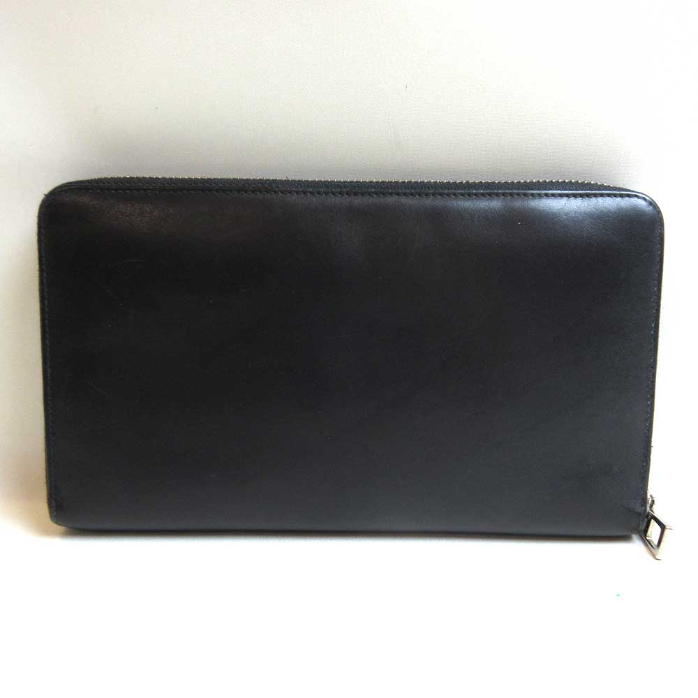 Loewe Leather Organizer Long Wallet Black