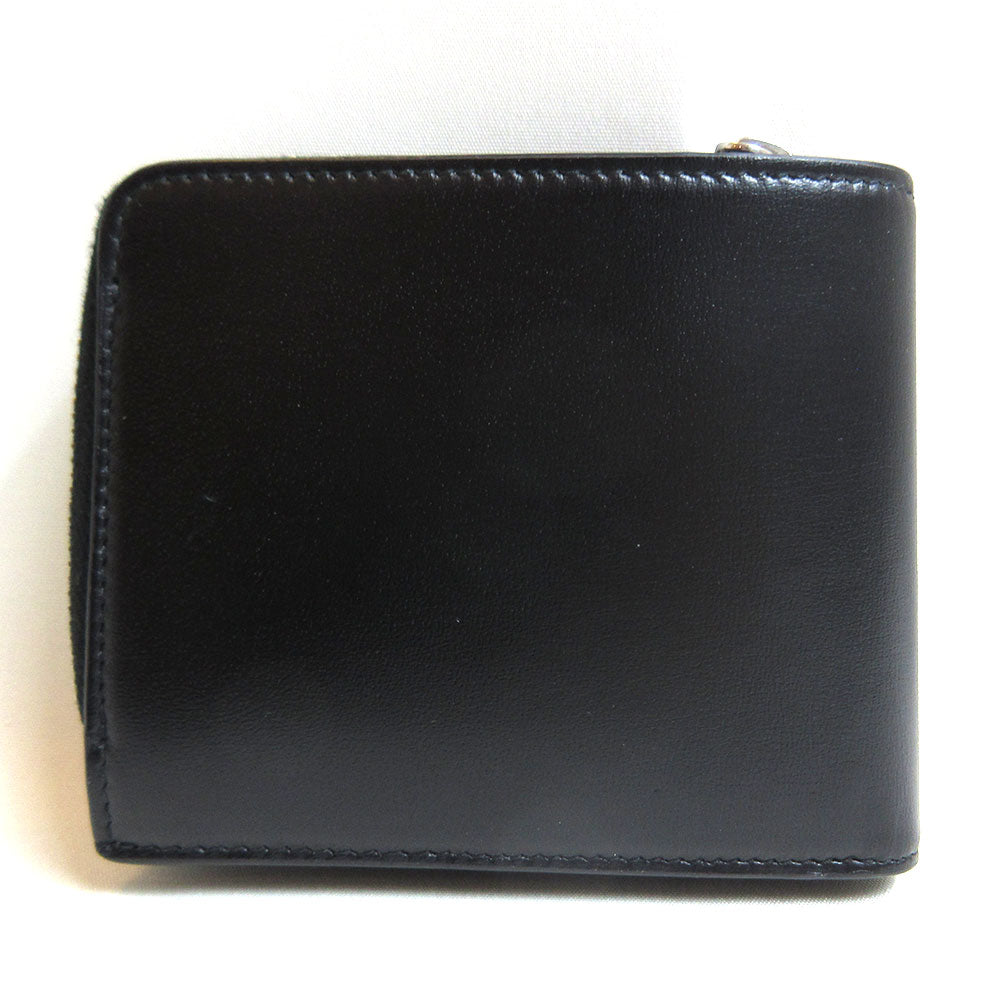 Yves Saint Laurent Leather Bifold Wallet Black in Great Condition