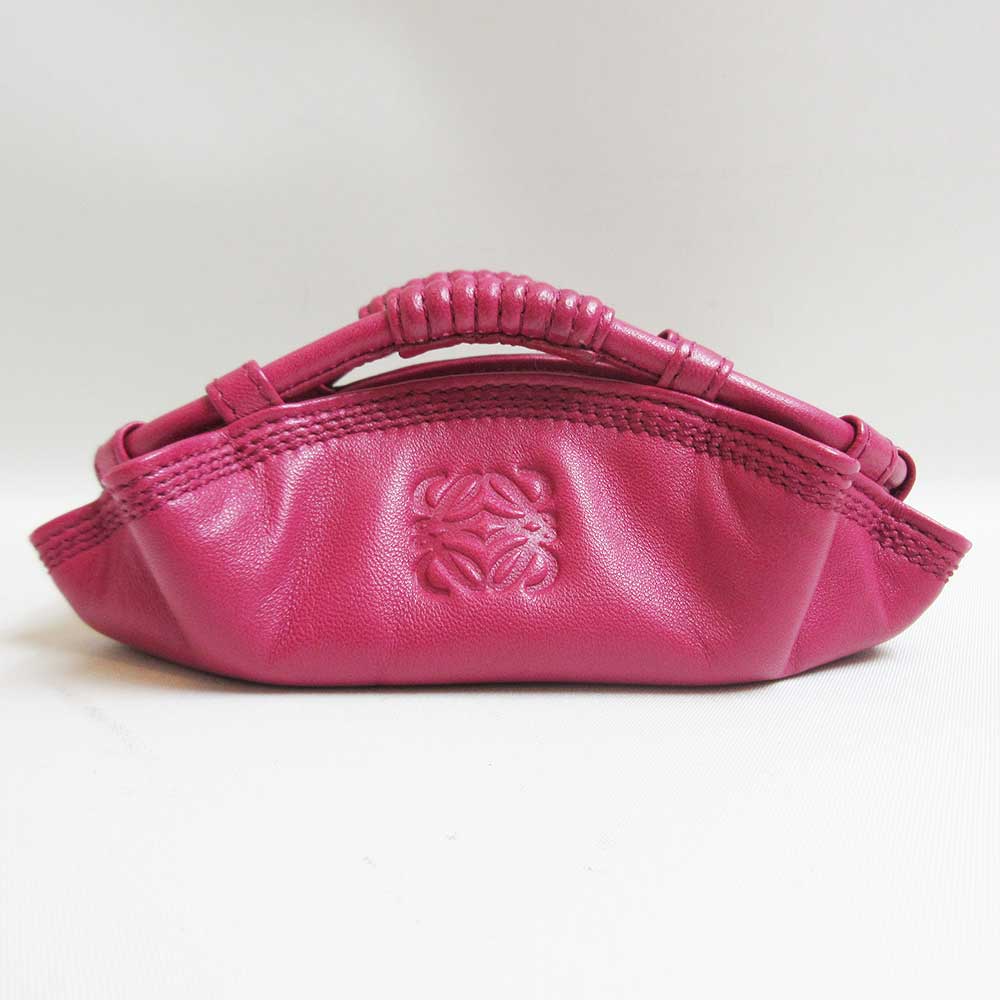 Loewe Nappa Aire Leather Coin Case Pink in Great Condition