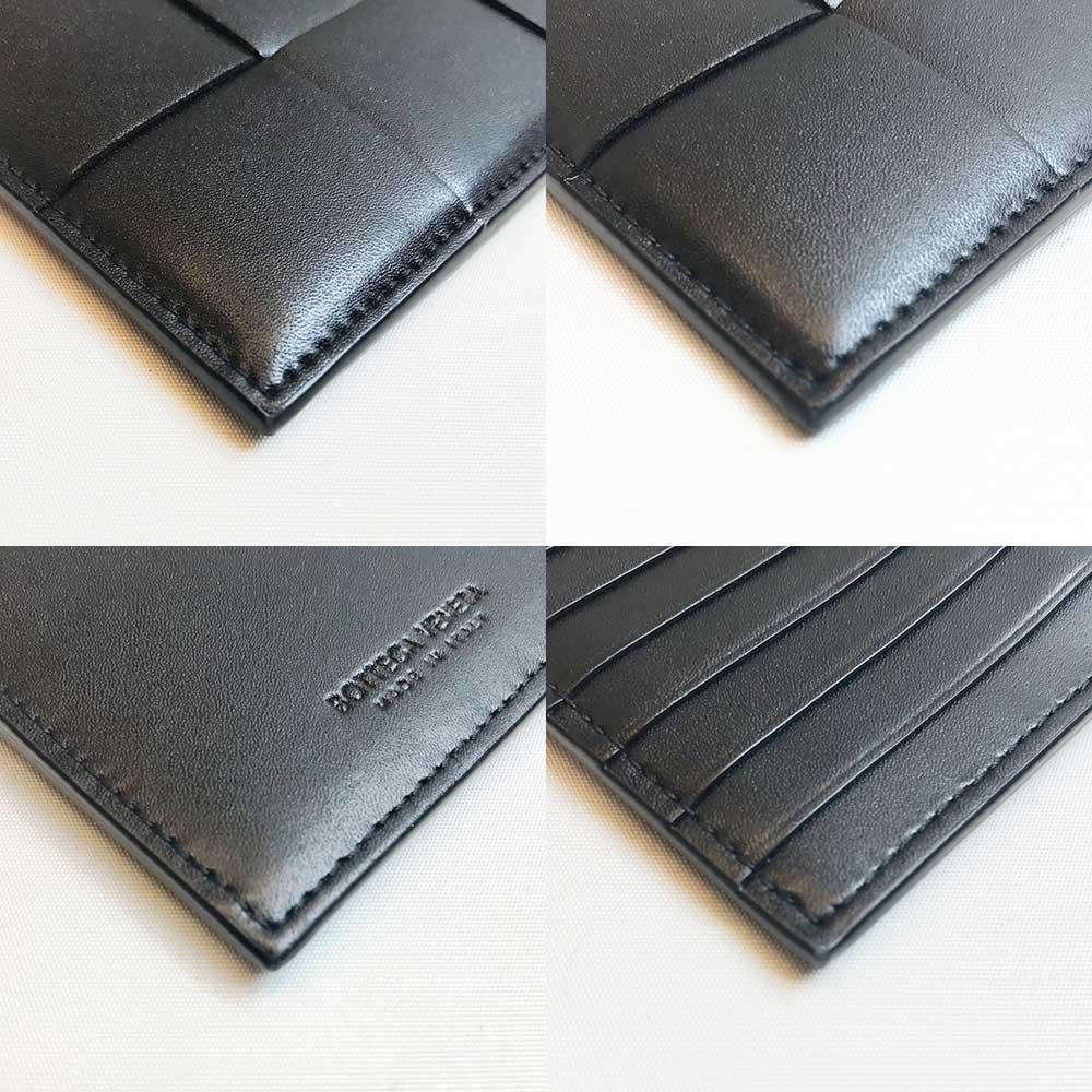 Bottega Veneta Leather Maxi Intrecciato Card Case