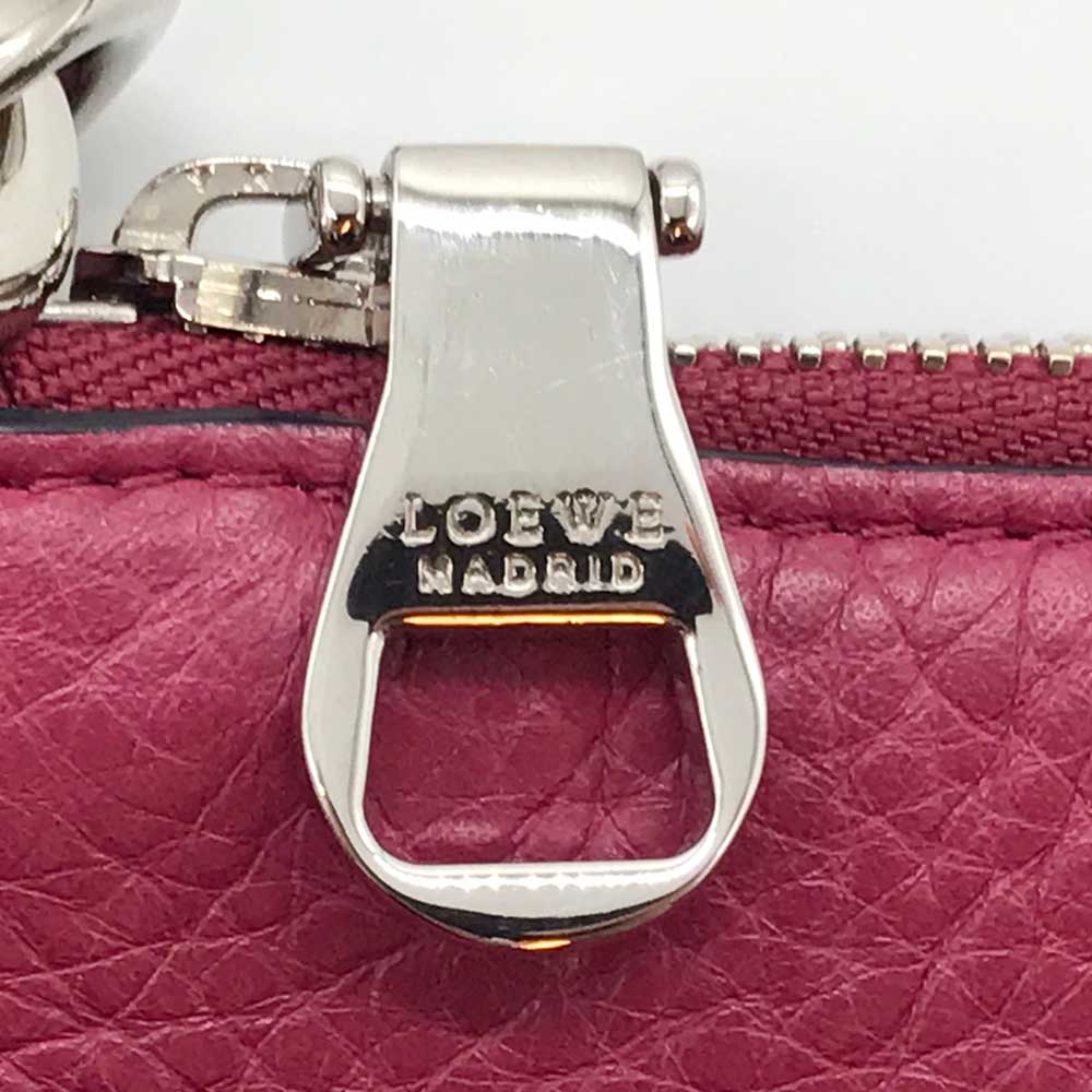 Loewe Leather Heritage Shoulder Bag Pink