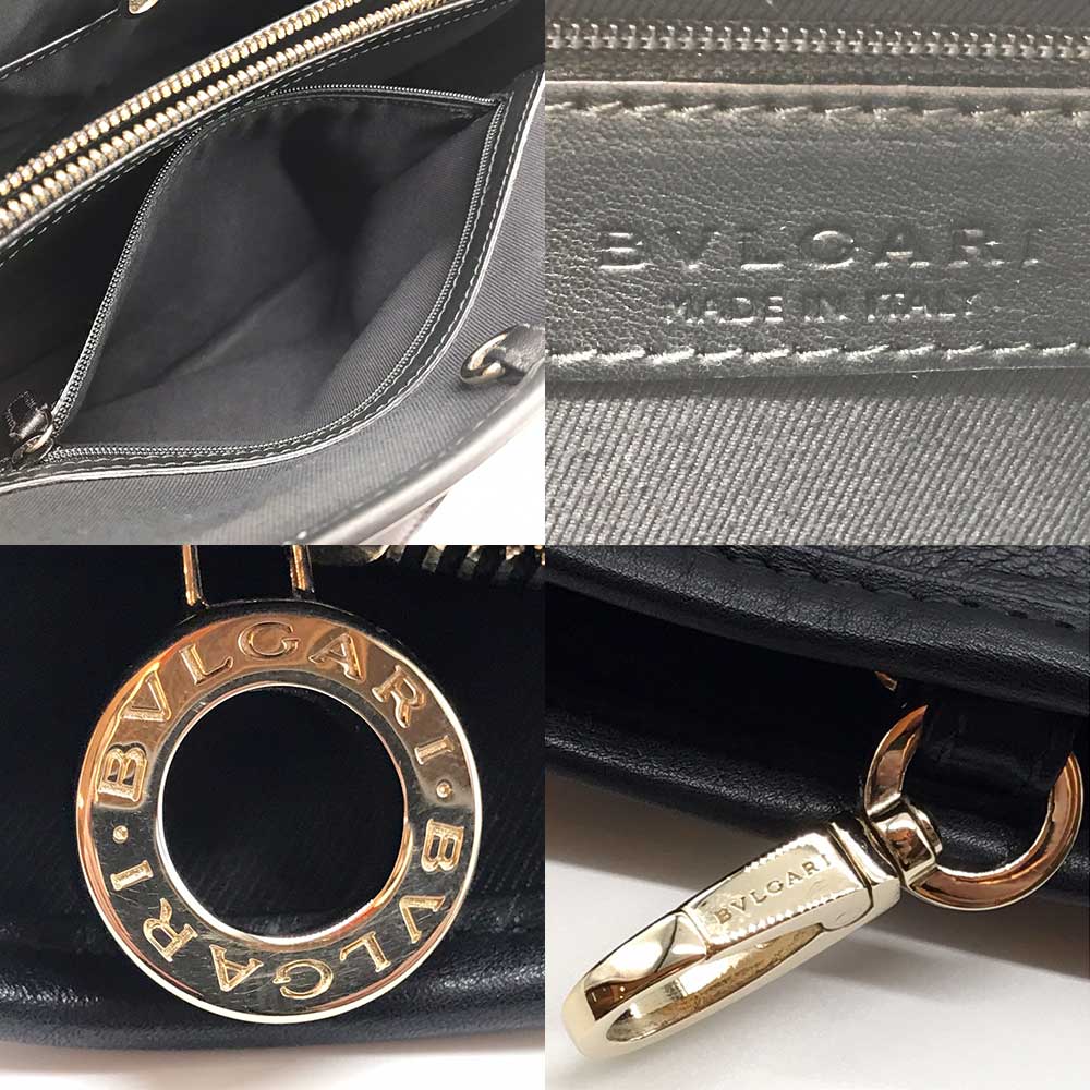 Bvlgari Leather Collezione Tote Bag