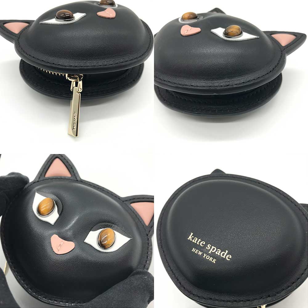 Kate Spade Leather CATS Collaboration Coin Case in Excellent Condition