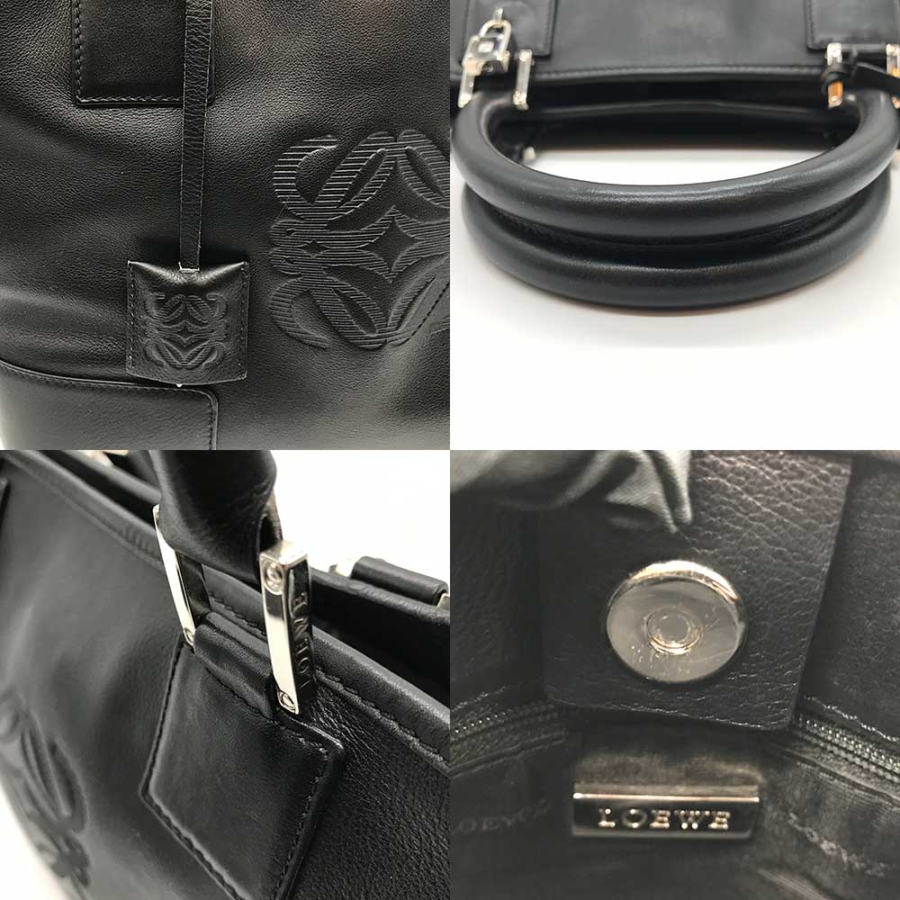 Loewe Leather Fusta Tote Bag