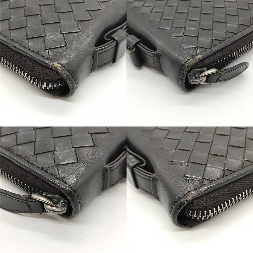 Bottega Veneta Leather Travel Wallet