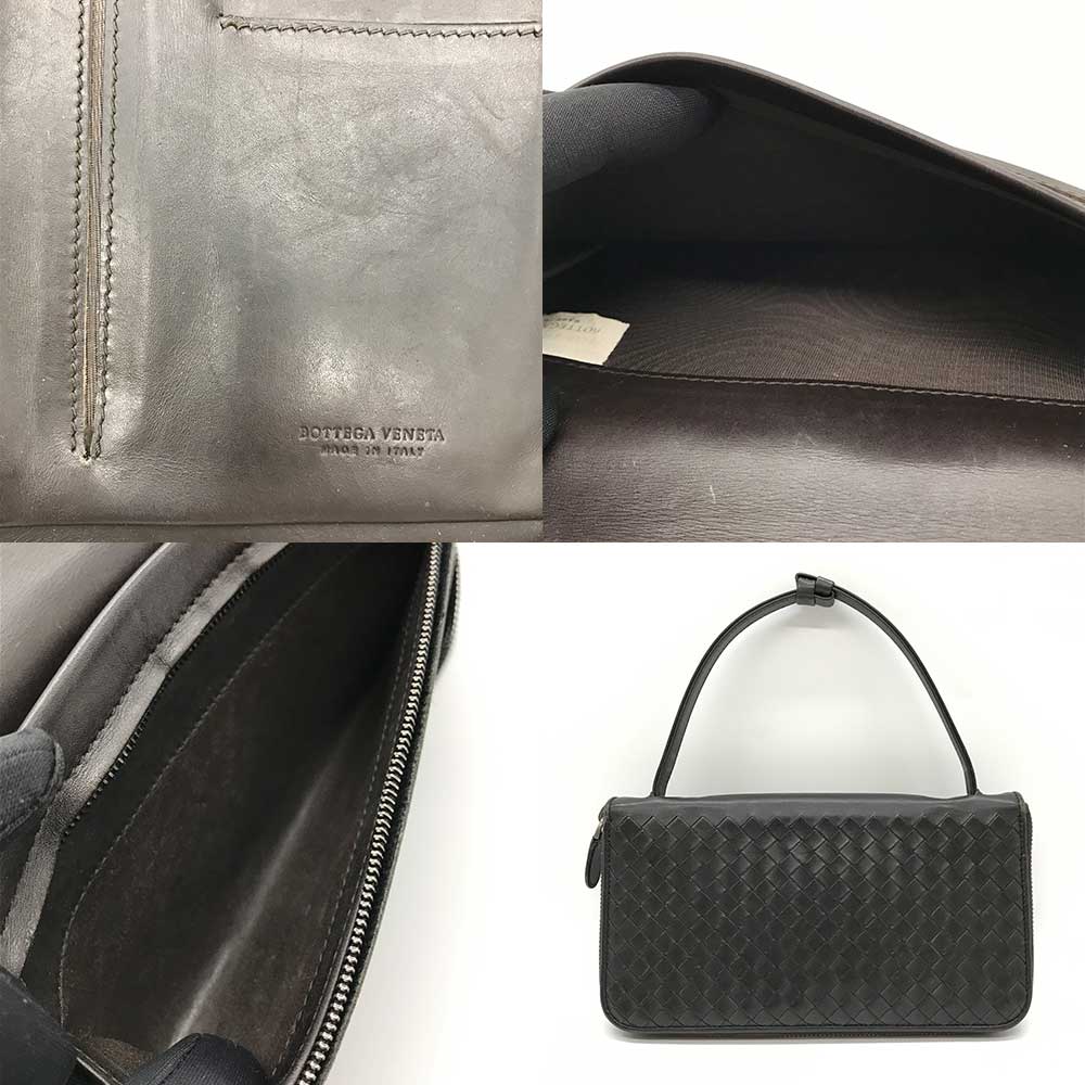 Bottega Veneta Leather Travel Wallet