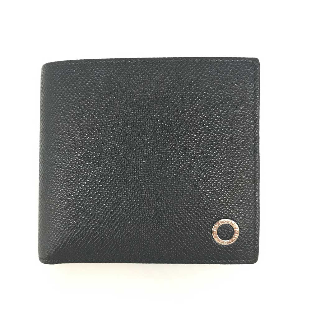 Bvlgari Grain Calf Bifold Wallet in Great Condition