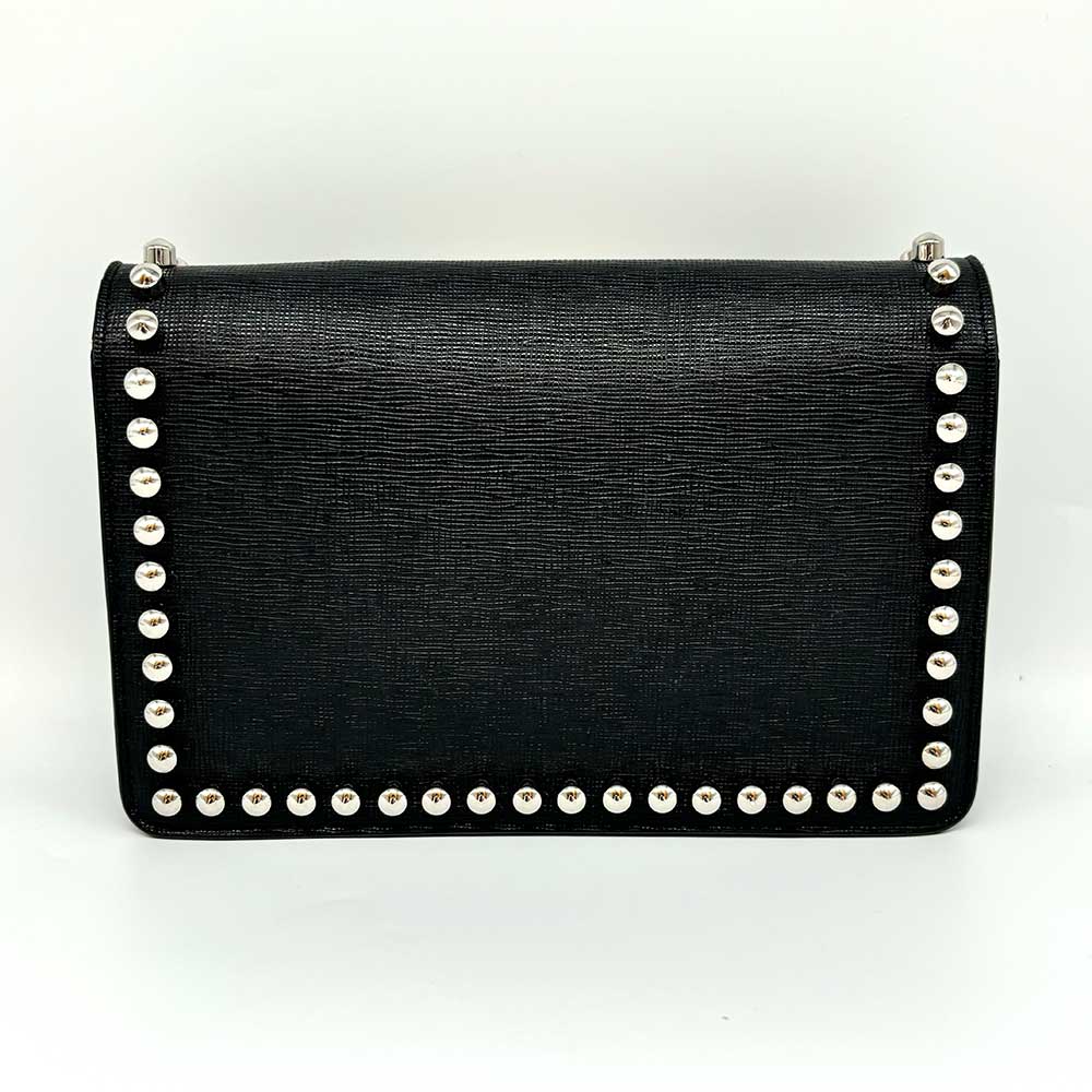 Fendi Leather Karlito Chain Wallet Shoulder Bag