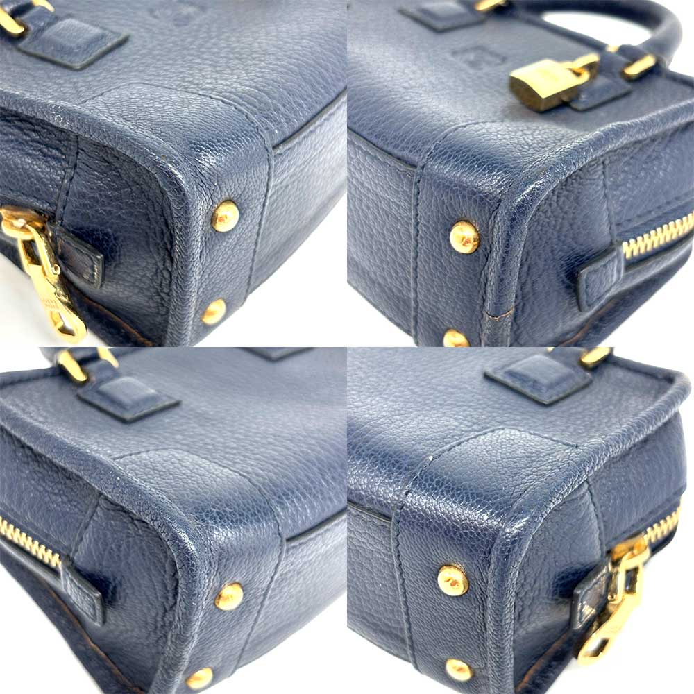 Loewe Micro Mini Amazona Handbag Navy