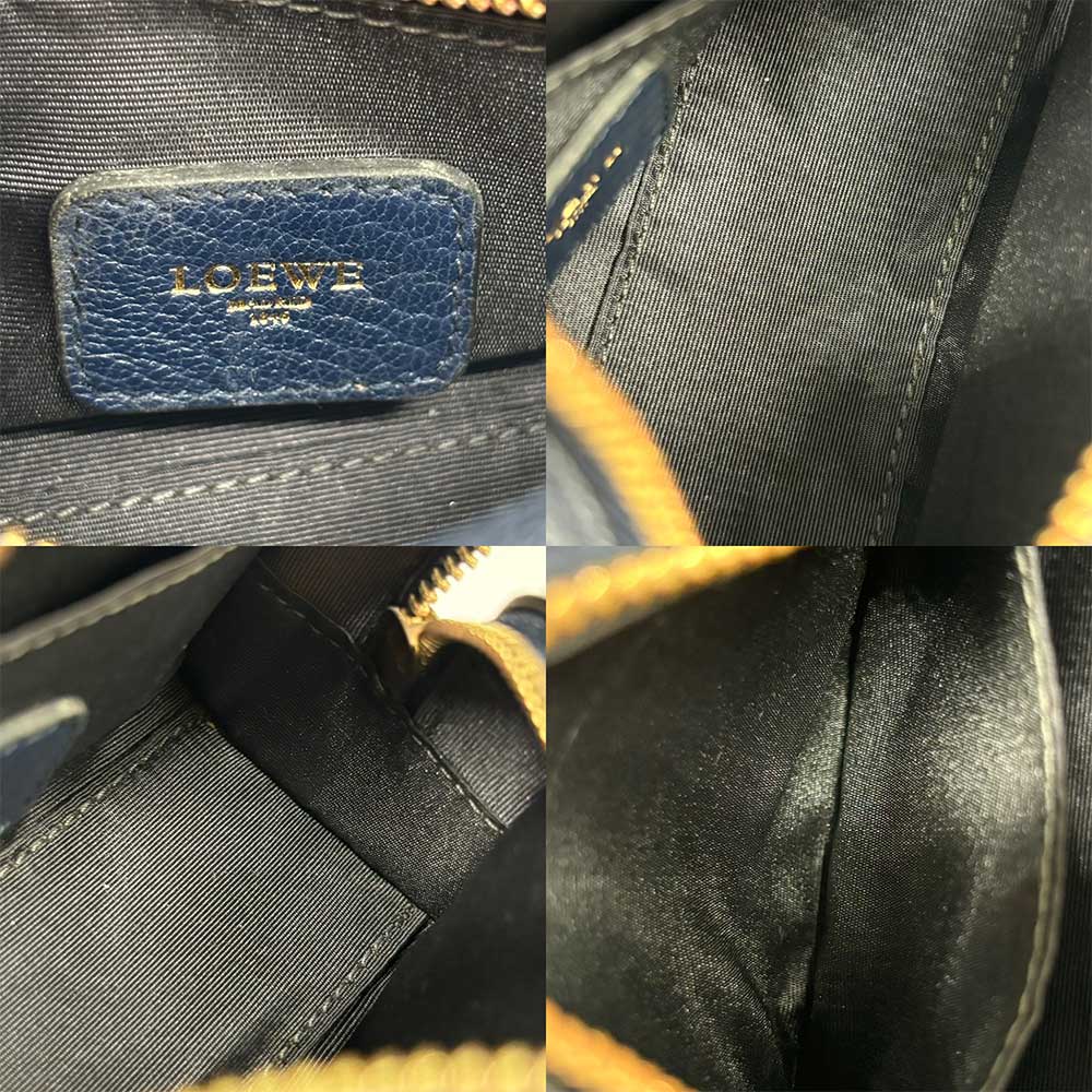 Loewe Micro Mini Amazona Handbag Navy