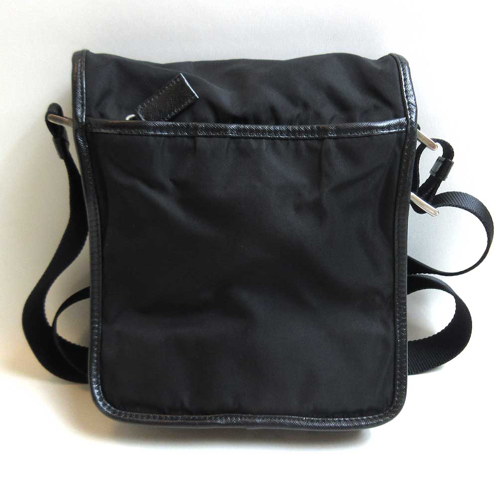 Prada Nylon Shoulder Bag Black