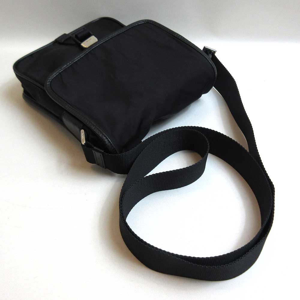 Prada Nylon Shoulder Bag Black