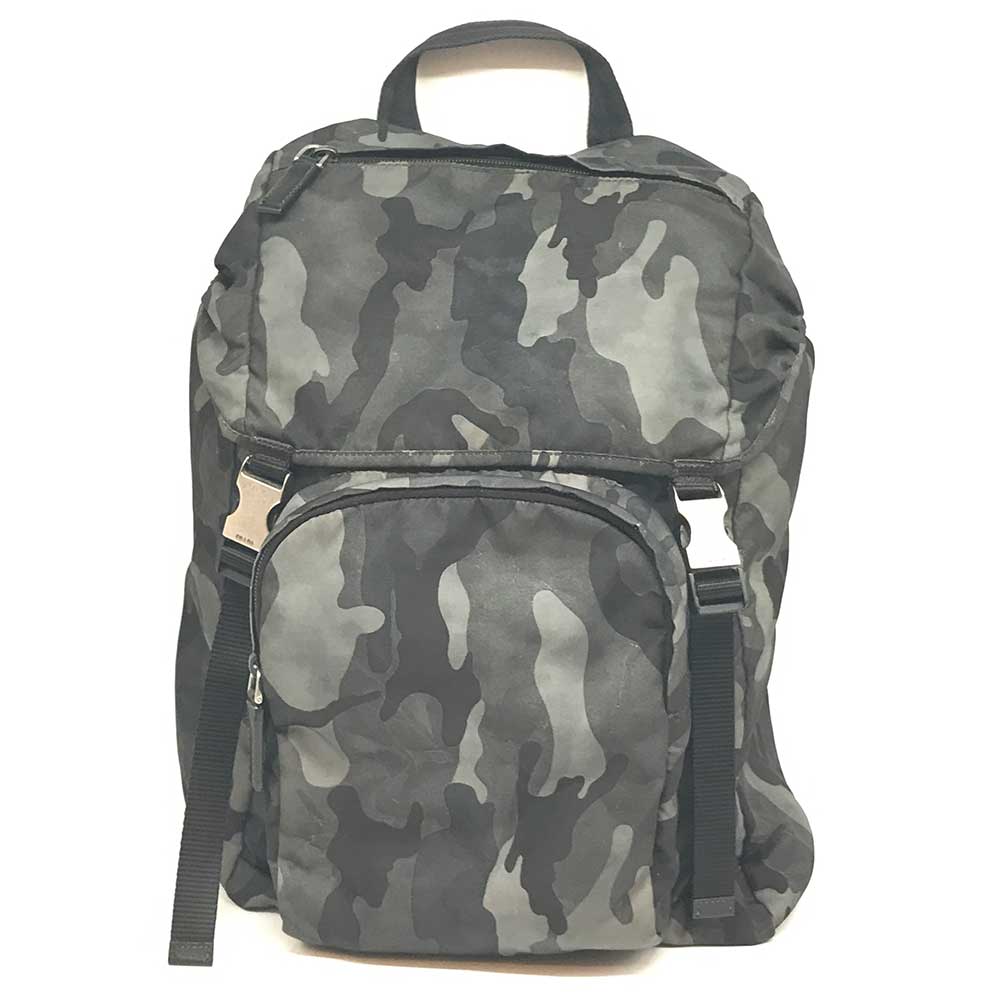 Prada Nylon Camouflage Backpack in Very Good Condition