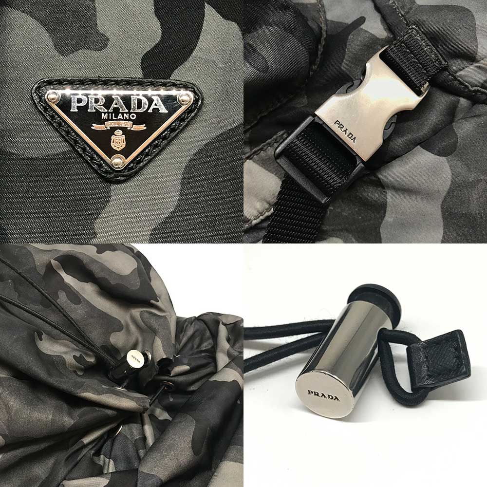 Prada Nylon Camouflage Backpack in Very Good Condition