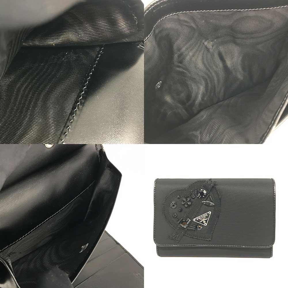 Prada Nylon Tessuto Compact Wallet