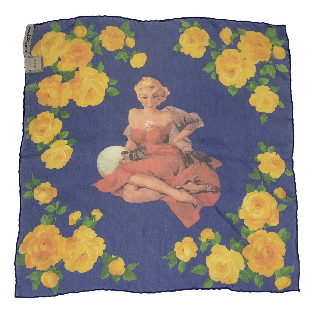 Dolce & Gabbana Marilyn Monroe Silk Scarf in Very Good Condition