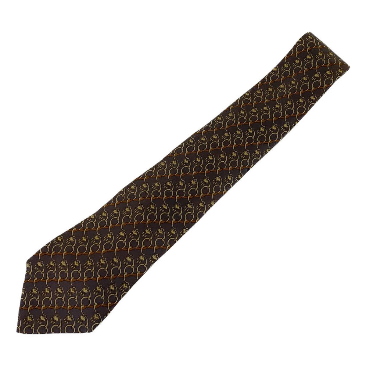 Hermes Silk Chain Pattern Tie