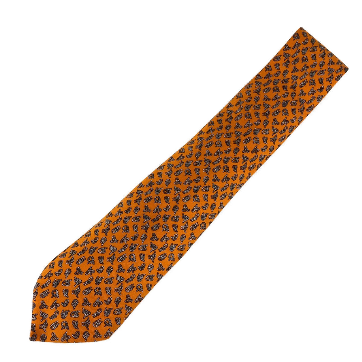 Hermes Silk Rope Pattern Tie 300839 in Very Good Condition