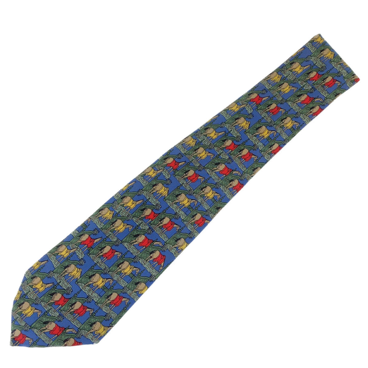 Hermes Silk Horse Pattern Tie