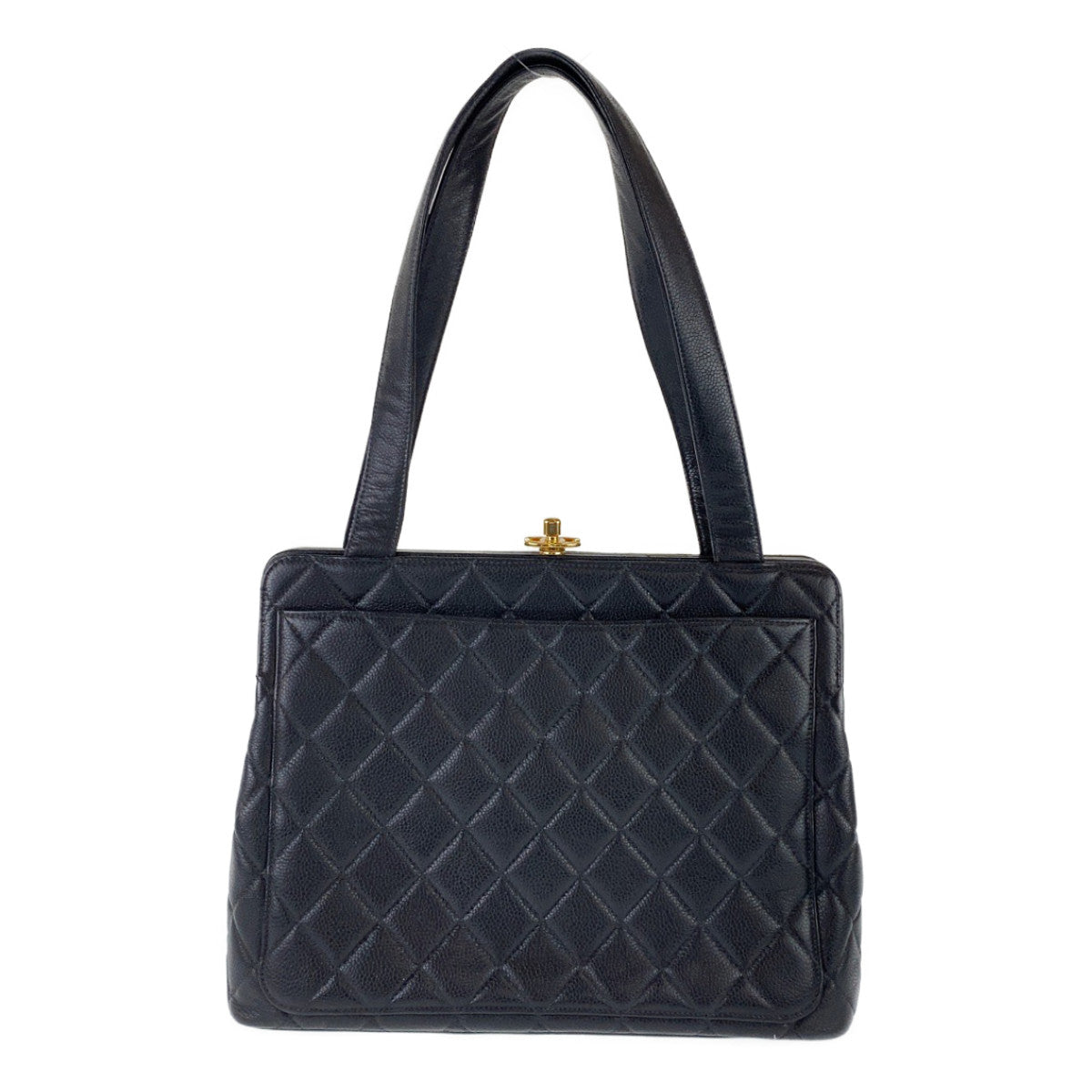 Chanel Vintage Caviar Skin Tote Bag