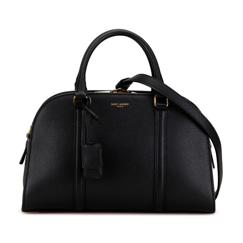 Saint Laurent Leather Duffle Rock Baby Handbag 655008