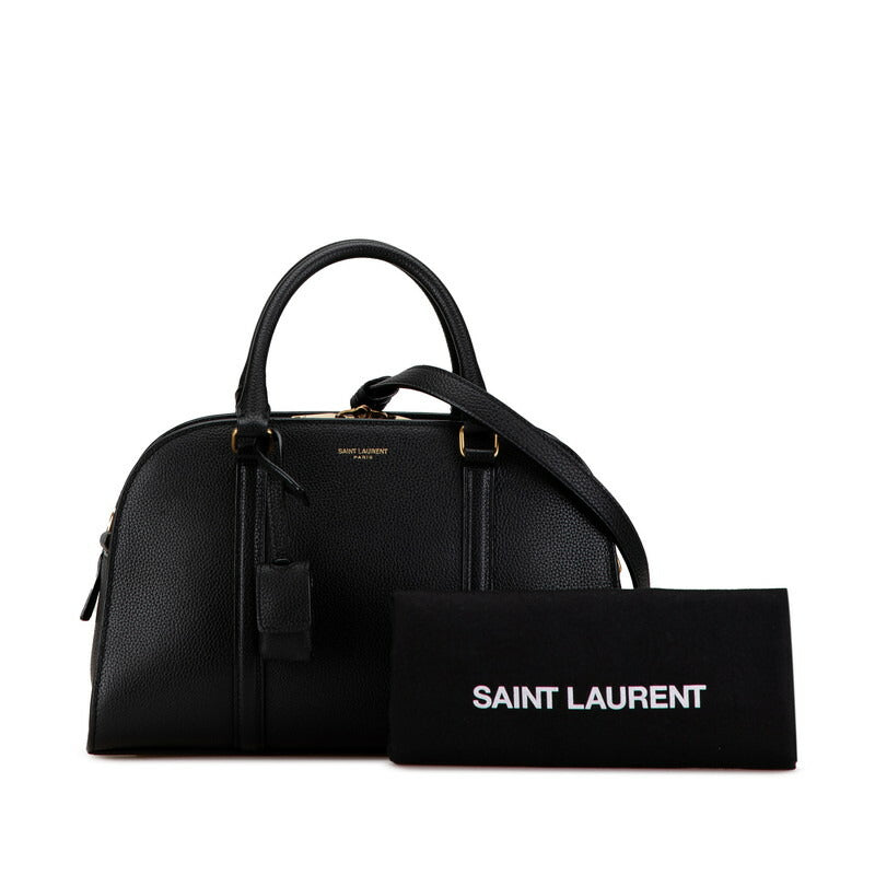 Saint Laurent Leather Duffle Rock Baby Handbag 655008