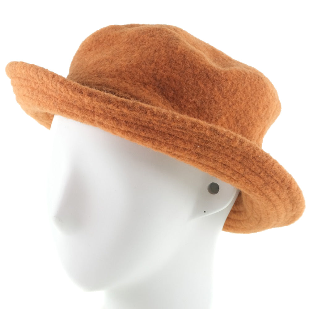 Hermes Wool Nylon Orange Hat