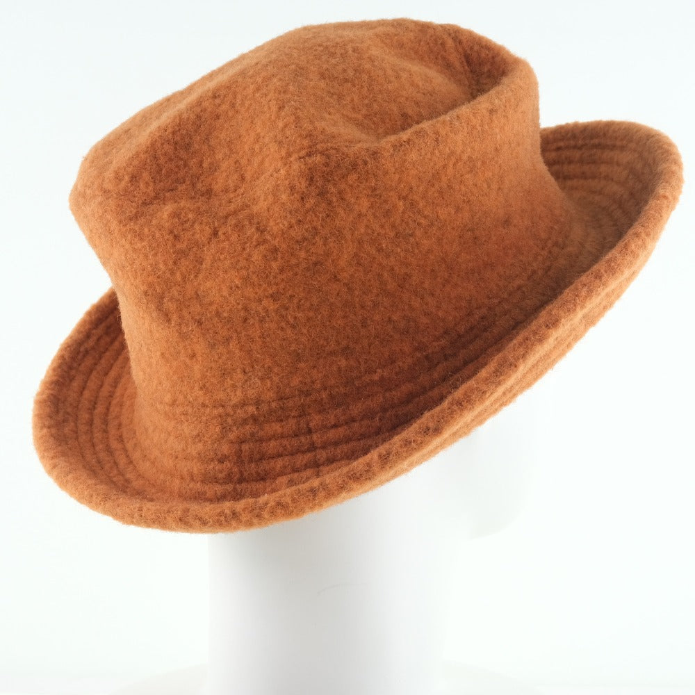 Hermes Wool Nylon Orange Hat