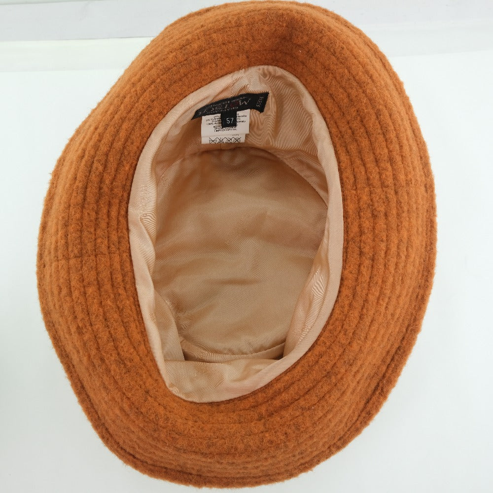 Hermes Wool Nylon Orange Hat