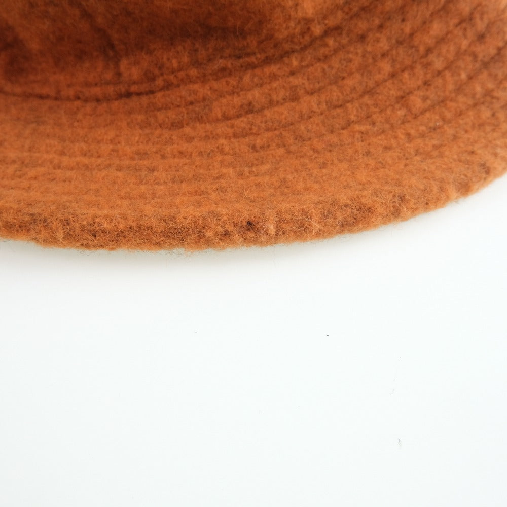 Hermes Wool Nylon Orange Hat