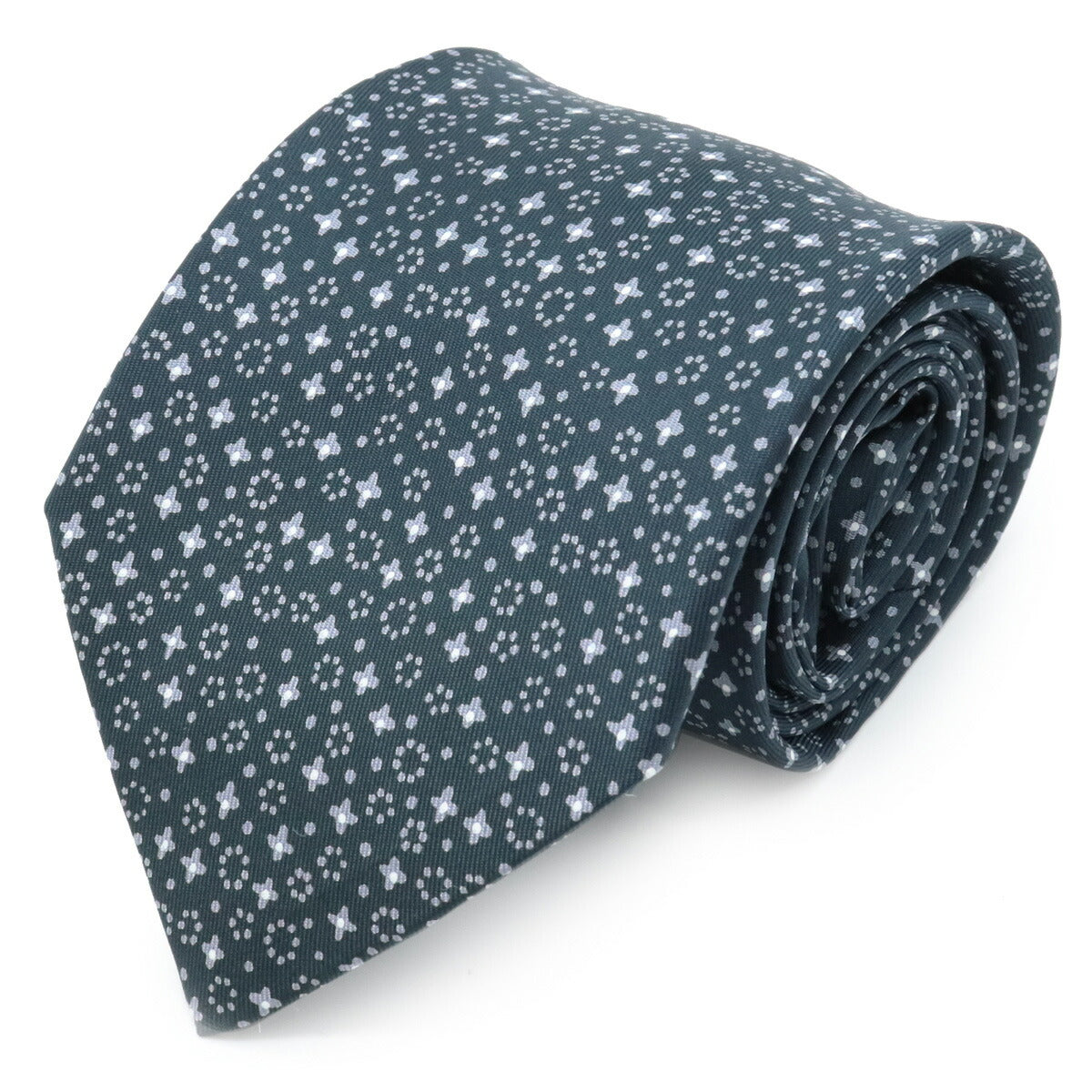 Hermes Silk Tie Navy