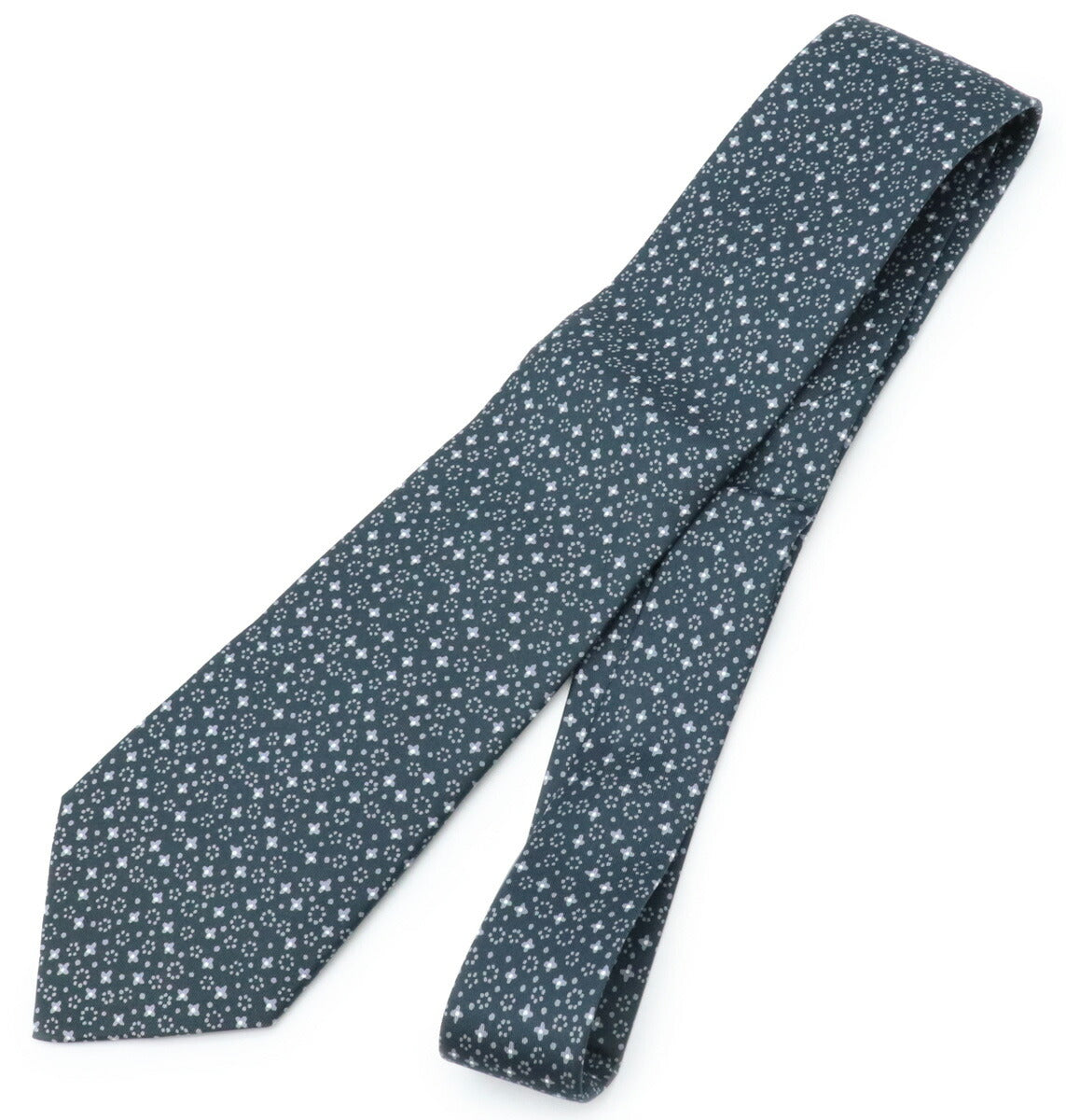 Hermes Silk Tie Navy