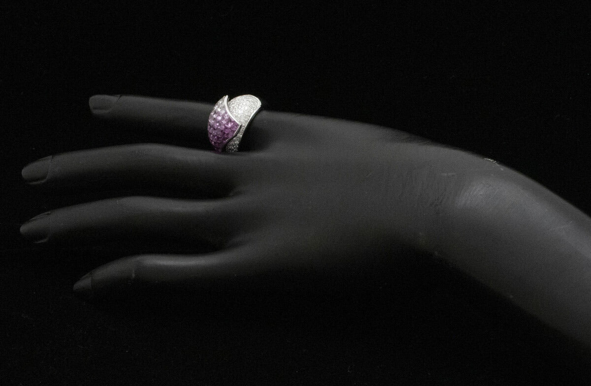 Diamond Pink Sapphire Fashion Ring K18WG