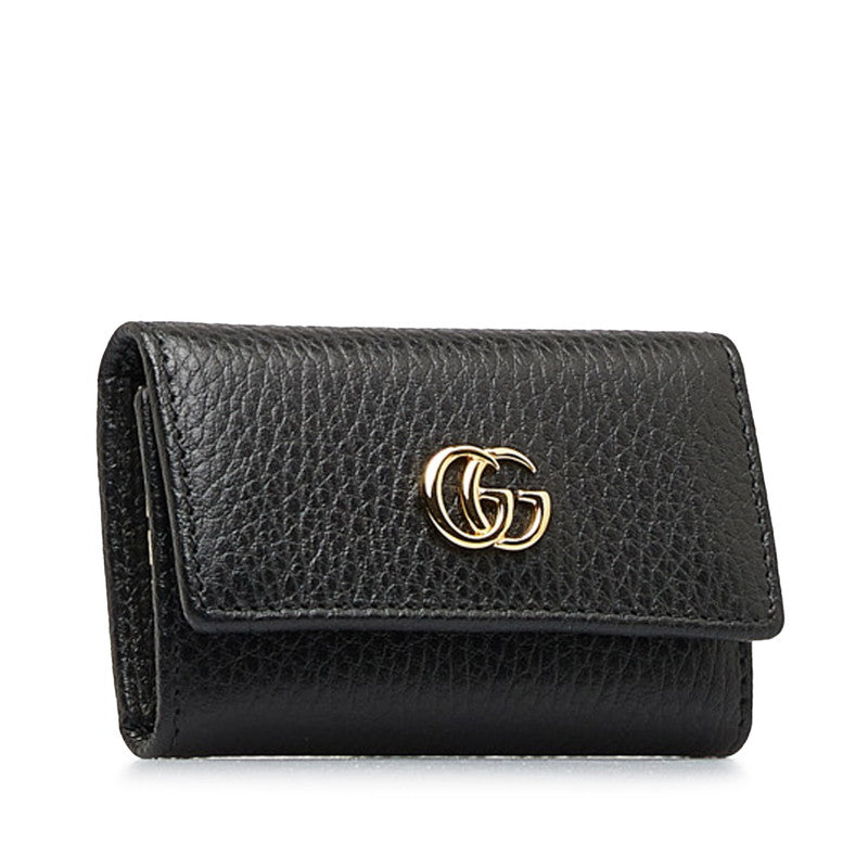 GG Marmont Leather Key Case 456118