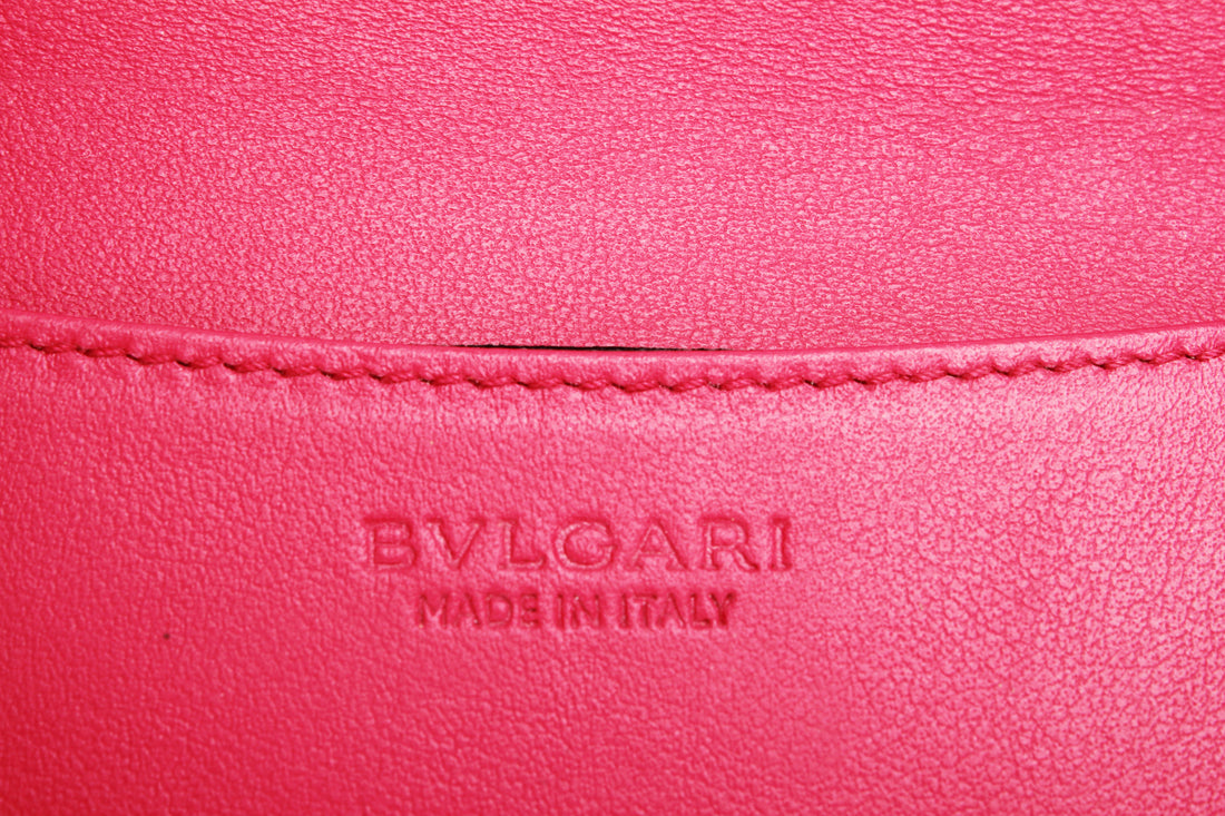 Bvlgari Leather Card Holder Leather Card Case in Great Condition