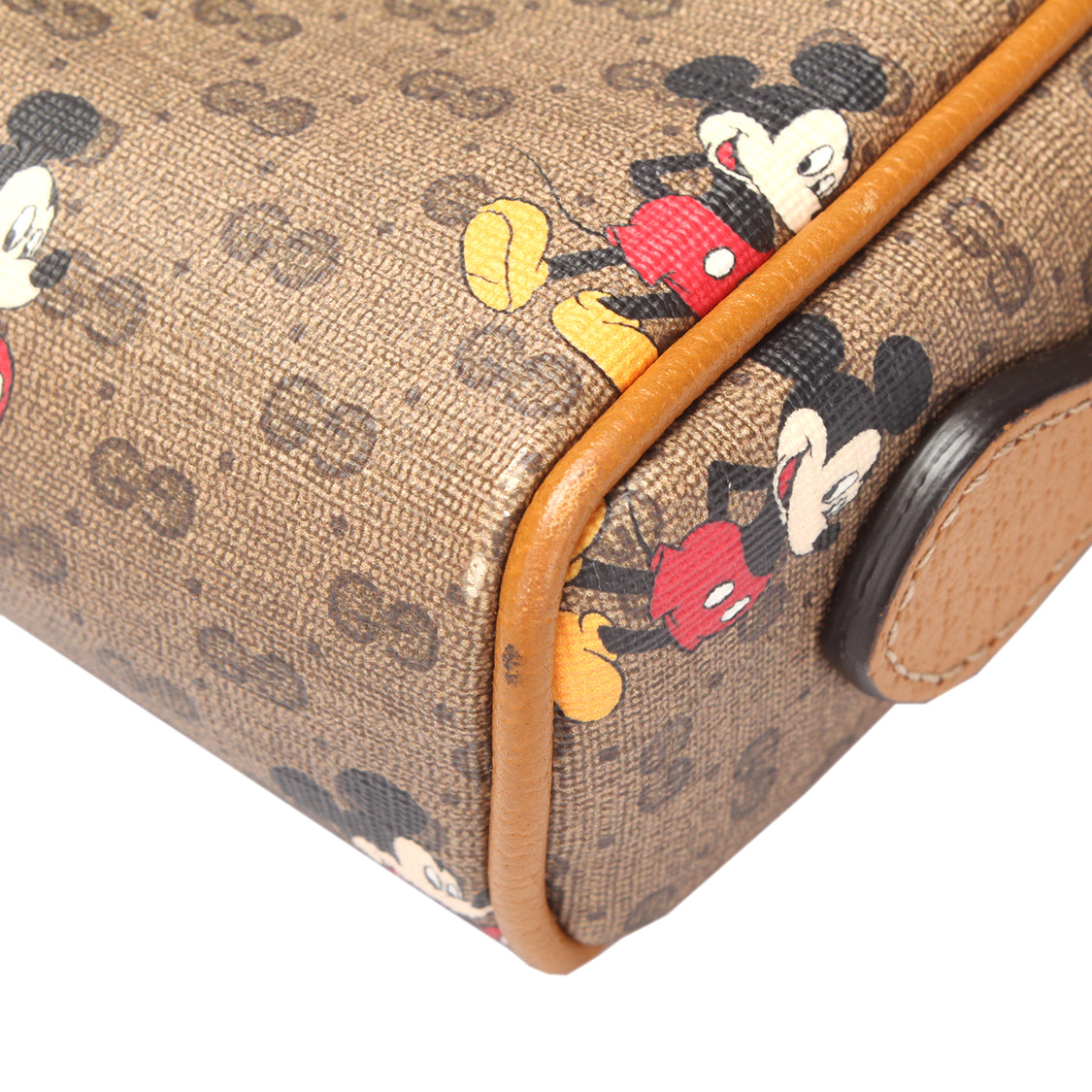 GG Supreme Mickey Mouse Zip Shoulder Bag 602536