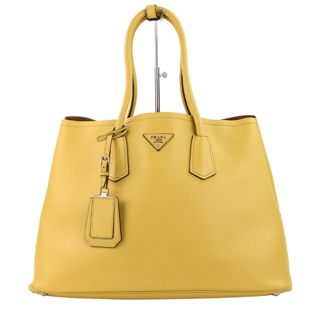 Prada CITYCALF Leather Tote Bag