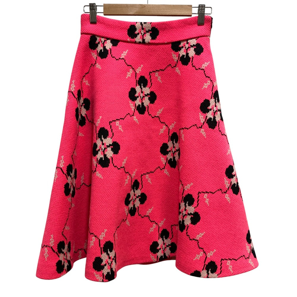 Miu Miu Flower Knit Skirt