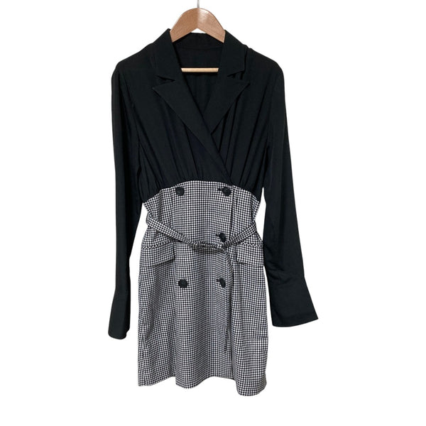 eimy istoire Docking Check Jacket Dress