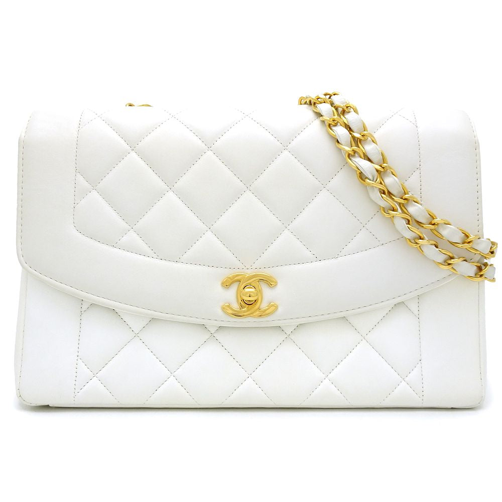 Chanel Diana Matelasse Lambskin Shoulder Bag